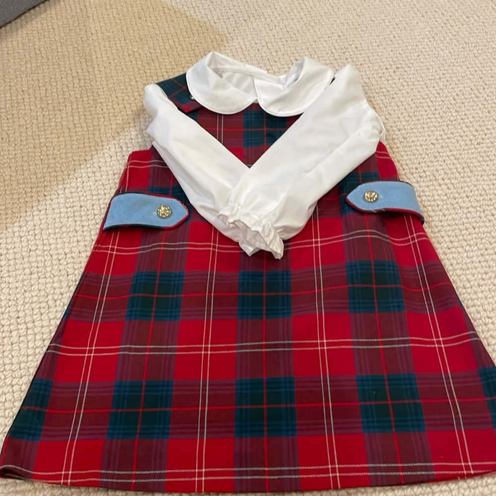 Beaufort Bonnet Company size 6 romper and shirt set.
